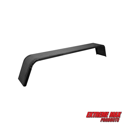 Extreme Max 5001.6401 Tandem Axle Trailer Fender - 14-Gauge Untreated Steel, Weld-On Flat Top Fender for 13