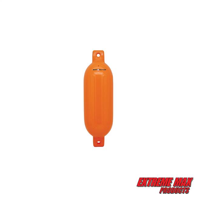 Extreme Max 3006.7656 BoatTector Inflatable Fender - 4.5" x 16", Neon Orange