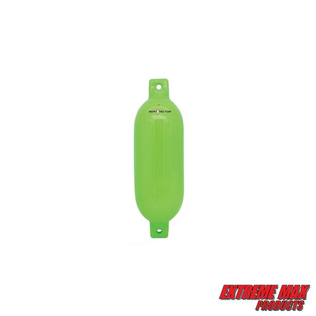 Extreme Max 3006.7691 BoatTector Inflatable Fender - 6.5" x 22", Neon Green