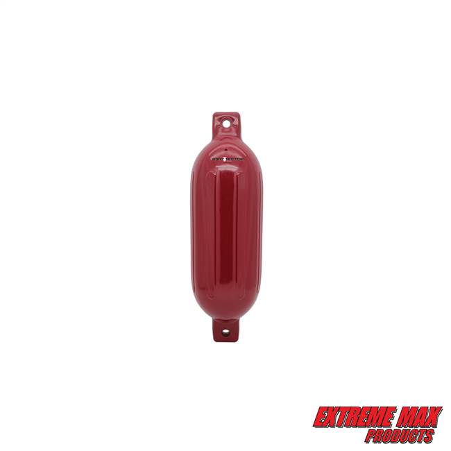 Extreme Max 3006.7694 BoatTector Inflatable Fender - 6.5" x 22", Cranberry
