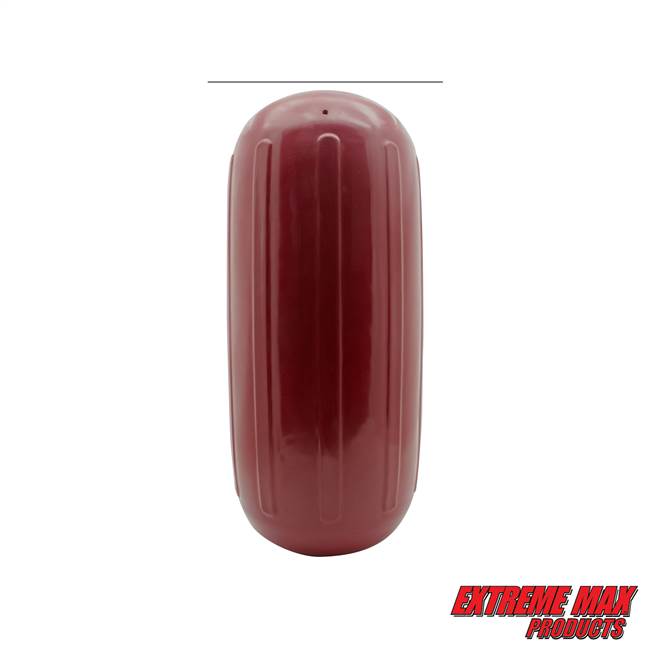 Extreme Max 3006.7724 BoatTector HTM Inflatable Fender - 6.5" x 15", Cranberry