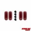 Extreme Max 3006.7724.4 BoatTector HTM Inflatable Fender Value 4-Pack - 6.5" x 15", Cranberry