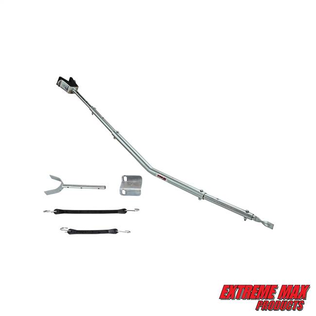 Extreme Max 3001.1068 Adjustable Heavy-Duty Marine-Grade Universal Transom Saver for Outboards Up To 150 HP - Adjustable from 28" to 59"