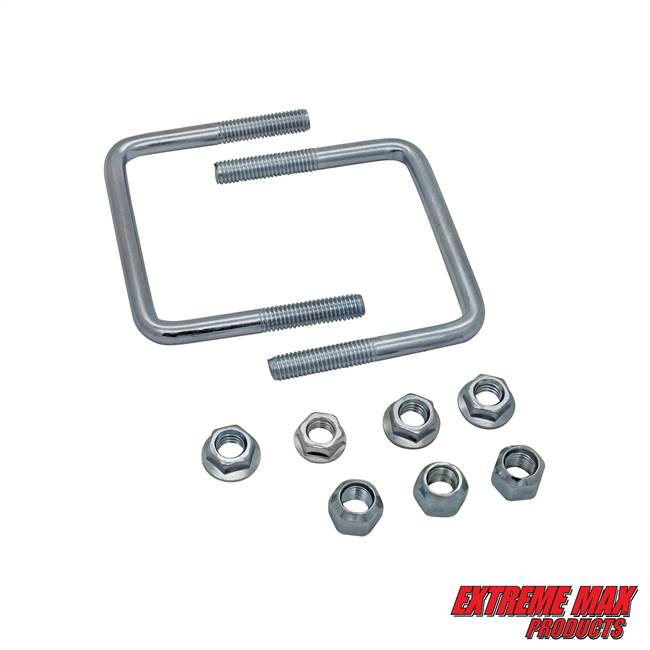 Extreme Max 3001.4130 Hardware Kit for High-Mount Spare Tire Carrier (3001.0064) - 4"