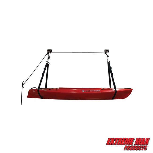 Canoe Bike Ladder Hoist & Lift for Storage in for sale online Extreme Max 3004.0204 Kayak 