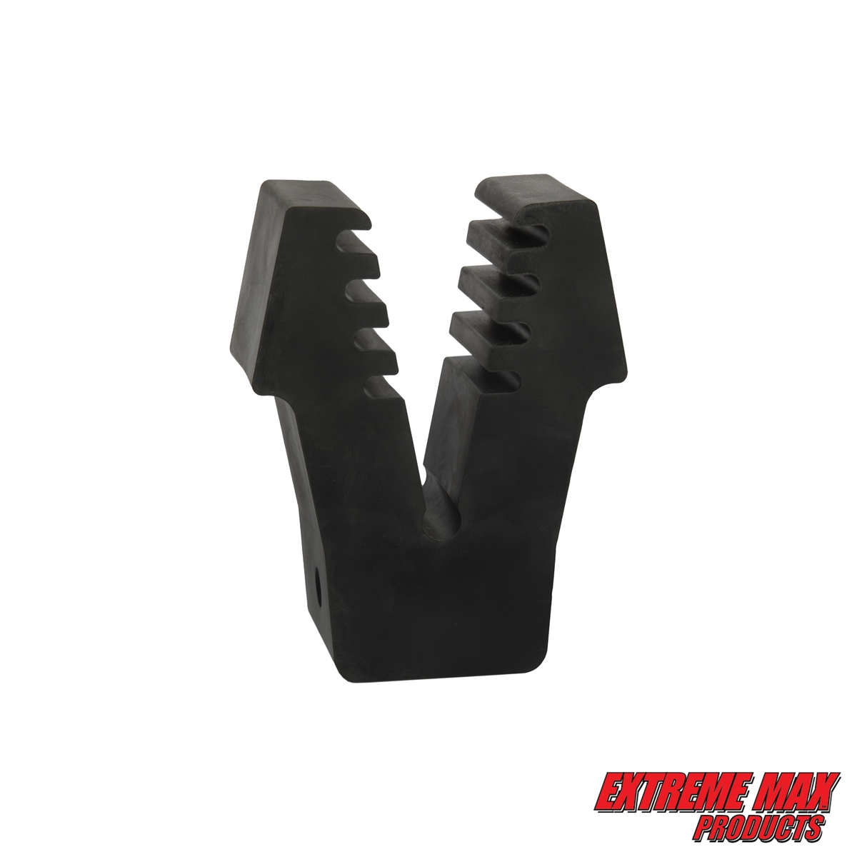 Tracker Marine Transom Saver Rubber V-Block | 4.0x2.52 Inch | 0.36" Hole | #181440