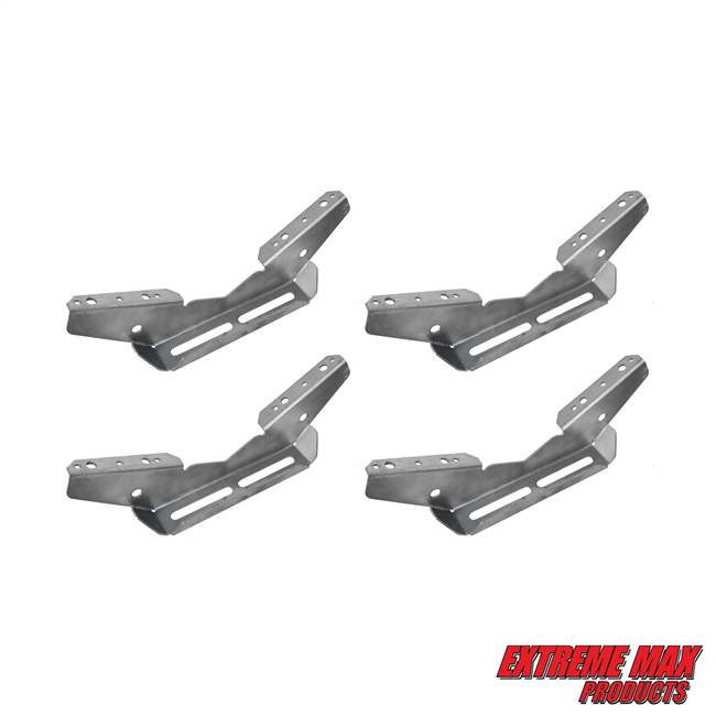 Extreme Max 3005.3871.4 Pontoon Trailer Bunk Bracket - Pack of 4