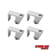 Extreme Max 3005.3878.4 Pontoon Rail Mount Fender Holder for Up to 1/2" Fender Line - Pack of 4