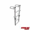 Extreme Max 3005.4089 Aluminum 4-Step Compact Folding Pontoon Boarding Ladder