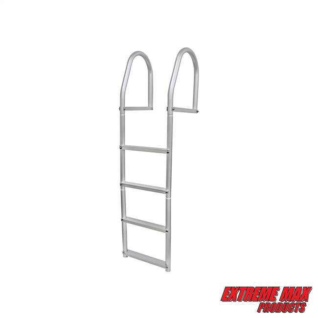 Extreme Max 3005.4105 Weld-Free Fixed Dock Ladder - 4-Step