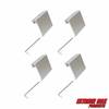 Extreme Max 3005.4113.4 Aluminum Slider Base for Crestliner SureMount Gunnel System (2161445) - Pack of 4