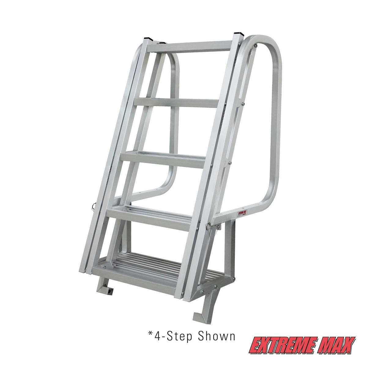 Extreme Max 3005.4122 Deluxe Flip Up Dock Ladder 6 Step