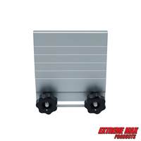 Extreme Max 3005.4146 Straight Aluminum Slider Base for Tracker Versatrack Systems