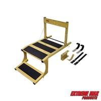 Extreme Max 3005.4246 Deluxe Dog Ladder/Ramp Platform - Tan
