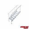 Extreme Max 3005.4281 Jumbo-Tread Universal Mount Dock Stairs with Railing - 6-Step