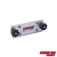 Extreme Max 3005.4287 Universal Track Bracket for Tracker Versatrack, Lund Sport Track, and Other 1/4" Track Systems
