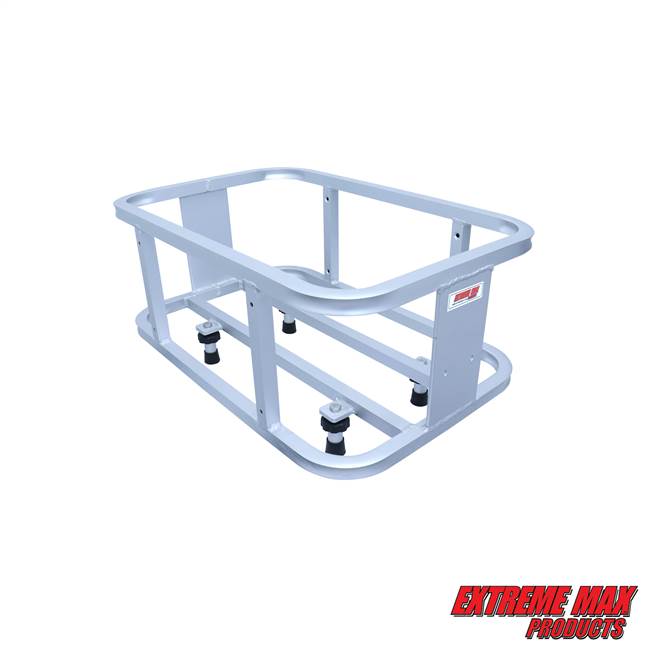 Extreme Max 3005.4309 BoatTector Aluminum PWC Cargo Rack/Cooler Holder (Welded) - Compatible with RotoPax Fuel Can Mounts