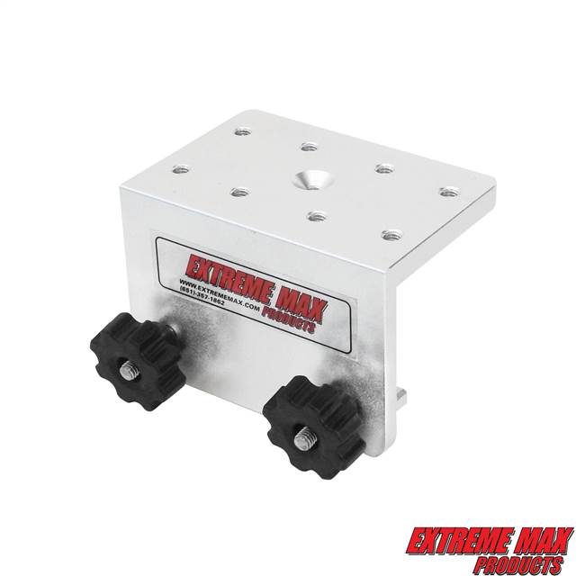 Extreme Max 3005.4402 90Â° Aluminum Slider Base for Tracker Versatrack Systems