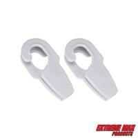 Extreme Max 3005.5017 BoatTector Boat Rail Fender Hangers - White, 1.25"