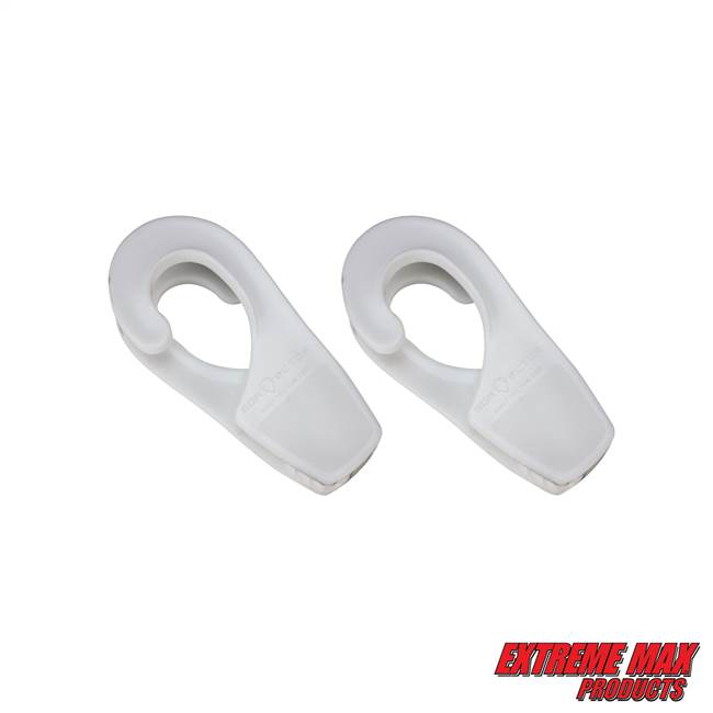 Extreme Max 3005.5026 BoatTector Boat Rail Fender Hangers - White, 1"