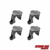 Extreme Max 3005.5067 BoatTector Pontoon Rail Fender Hanger/Adjuster - Black, Pack of 4