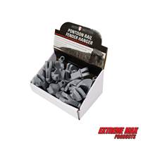 Extreme Max 3005.5094 BoatTector Quick Adjust Pontoon Rail Fender Hanger - Gray, Display Pack of 20