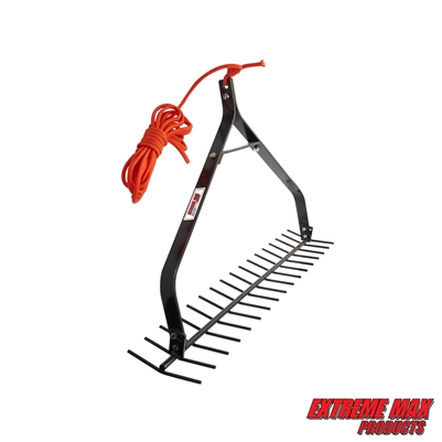 Extreme Max 3005.5321 Throwable Aquatic Weed Rake - 32"