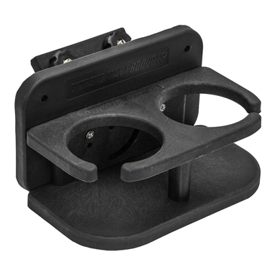 Extreme Max 3005.5616 Two-Drink Holder with 45Â° Base for Lund Sport Track Systems