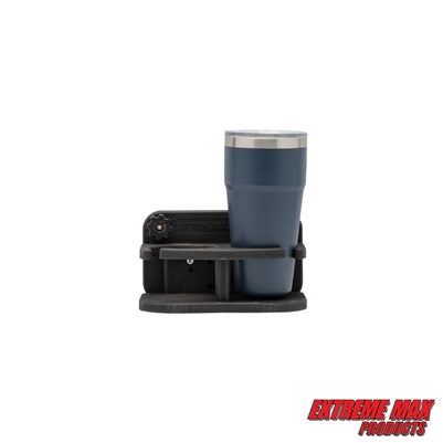 Extreme Max 3005.5618 Two-Drink Holder with 90Â° Base for Lund Sport Track Systems
