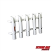 Extreme Max 3005.5636 Wall-Mount Poly Fishing Rod Holder - 5-Rod, White