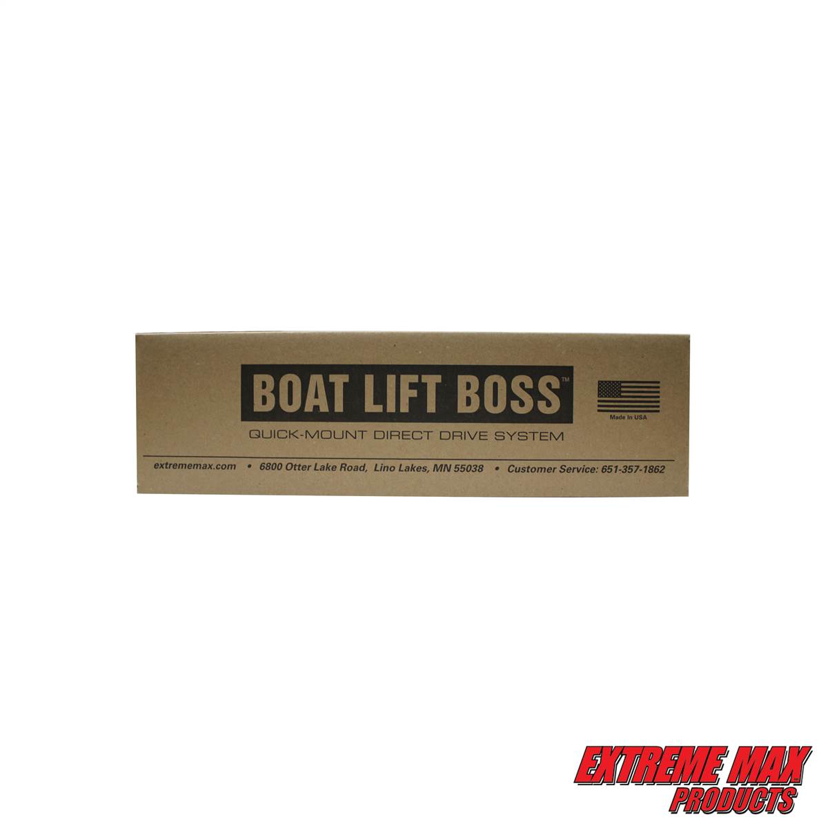 Extreme Max Boat Lift Boss Shore Master with Whisper Winch Installation Kit 