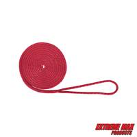Extreme Max 3006.2006 BoatTector Solid Braid MFP Dock Line - 3/8" x 15', Red
