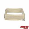 Extreme Max 3006.2042 BoatTector 3/8" x 100' Premium Double Braid Nylon Anchor Line with Thimble - White & Gold