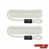 Extreme Max 3006.2150 BoatTector Solid Braid MFP Fender Line Value 2-Pack - 3/8" x 5', White
