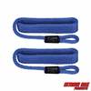 Extreme Max 3006.2159 BoatTector Solid Braid MFP Fender Line Value 2-Pack - 3/8" x 5', Royal Blue