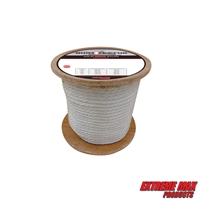Extreme Max 3006.2204 BoatTector Solid Braid Nylon Rope - 3/8" x 250', White