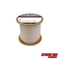 Extreme Max 3006.2207 BoatTector Solid Braid Nylon Rope - 3/8" x 500', White
