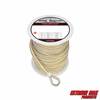 Extreme Max 3006.2249 BoatTector 3/8" x 200' Premium Double Braid Nylon Anchor Line with Thimble - White & Gold