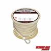 Extreme Max 3006.2264 BoatTector 1/2" x250' Premium Double Braid Nylon Anchor Line with Thimble - White & Gold