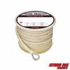 Extreme Max 3006.2267 BoatTector 1/2" x 300' Premium Double Braid Nylon Anchor Line with Thimble - White & Gold