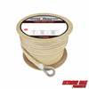 Extreme Max 3006.2285 BoatTector 3/4" x 300' Premium Double Braid Nylon Anchor Line with Thimble - White & Gold
