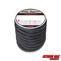 Extreme Max 3006.2309 BoatTector Double Braid Nylon Dock Line - 3/4" x 30', Black