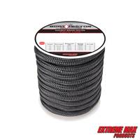 Extreme Max 3006.2318 BoatTector Double Braid Nylon Dock Line - 3/4" x 60', Black