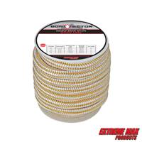 Extreme Max 3006.2321 BoatTector Double Braid Nylon Dock Line - 3/4" x 30', White & Gold