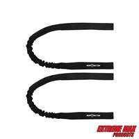 Extreme Max 3006.2549 BoatTector Nylon-Covered Bungee Dock Line with Looped Ends - 33", Value 2-Pack