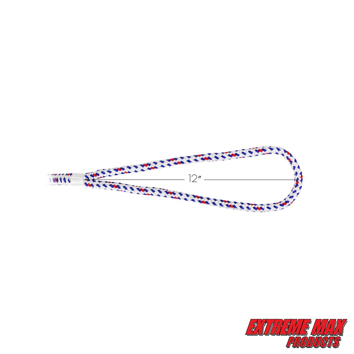 Extreme Max 3006.2621 Boattector Double Braid Nylon Dock Line-1/2 x 20 Old Glory 