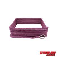 Extreme Max 3006.2629 BoatTector Solid Braid MFP Anchor Line with Thimble - 3/8" x 50', Burgundy