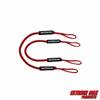 Extreme Max 3006.2714 BoatTector Bungee Dock Line Value 2-Pack - 5', Red