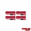 Extreme Max 3006.2989 BoatTector Solid Braid MFP Dock Line Value 4-Pack - 3/8" x 15', Red