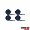 Extreme Max 3006.3013 BoatTector Double Braid Nylon Dock Line Value 4-Pack - 3/8" x 15', Navy